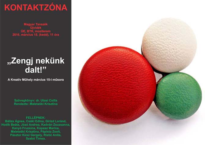 Március 15 a Tanszéken